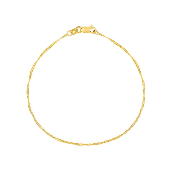 1.15mm Singapore Chain with Lobster Lock