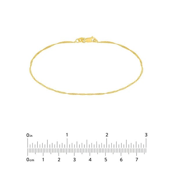 1.15mm Singapore Chain with Lobster Lock