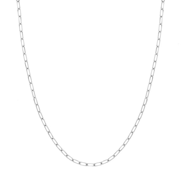 4mm Paper Clip Chain with Lobster Lock