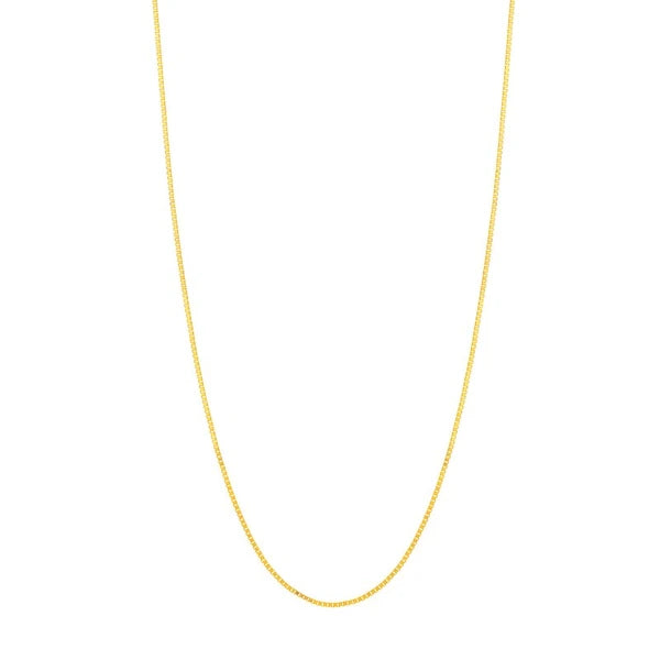 0.66mm Box Chain with Lobster Lock