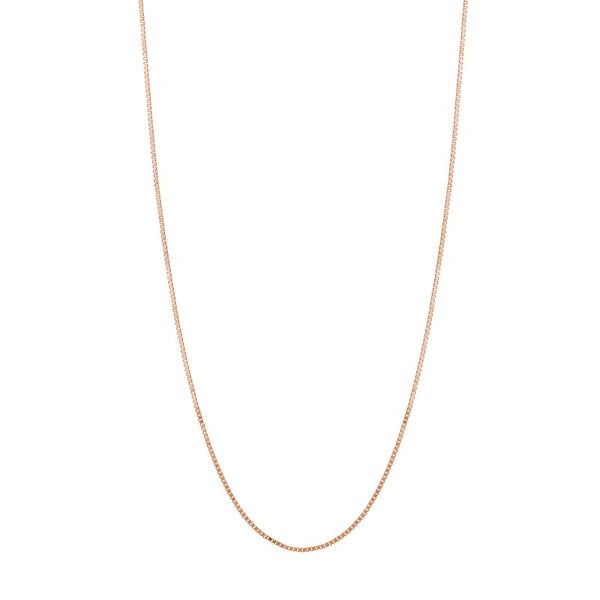 0.66mm Box Chain with Lobster Lock