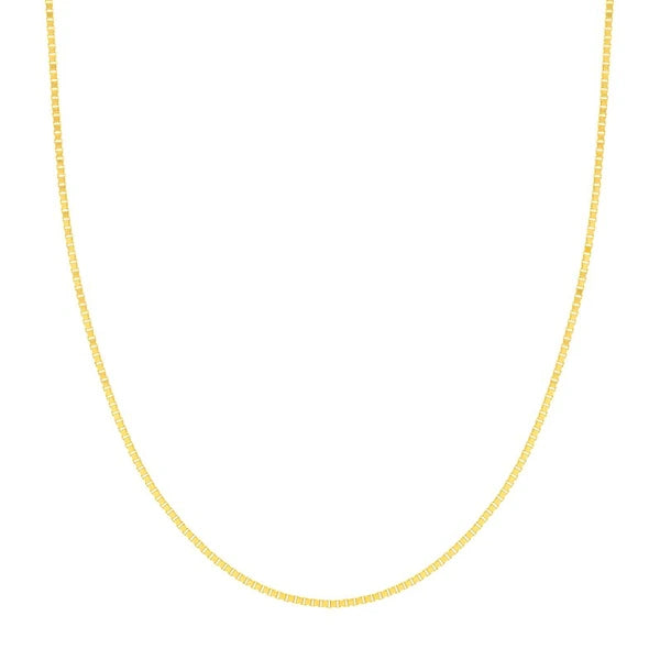 1.2mm Box Chain with Lobster Lock
