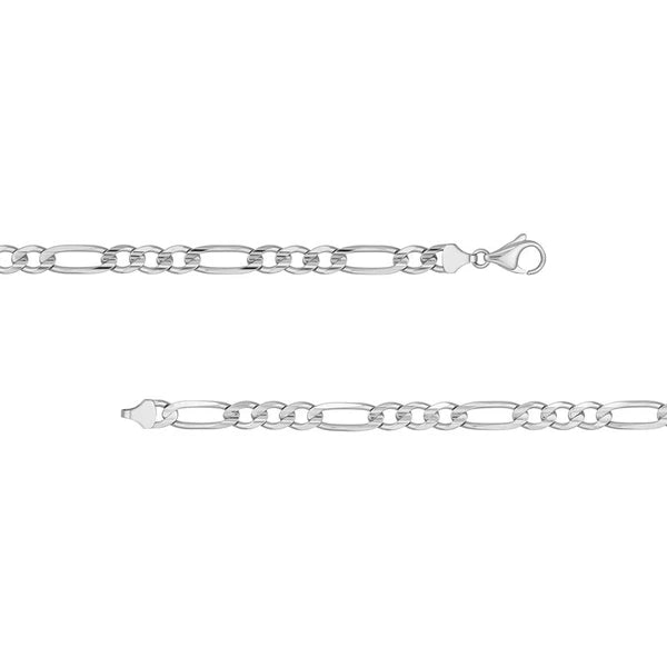 7.2mm Light Concave Figaro Chain Pear Shape Lock EndCap