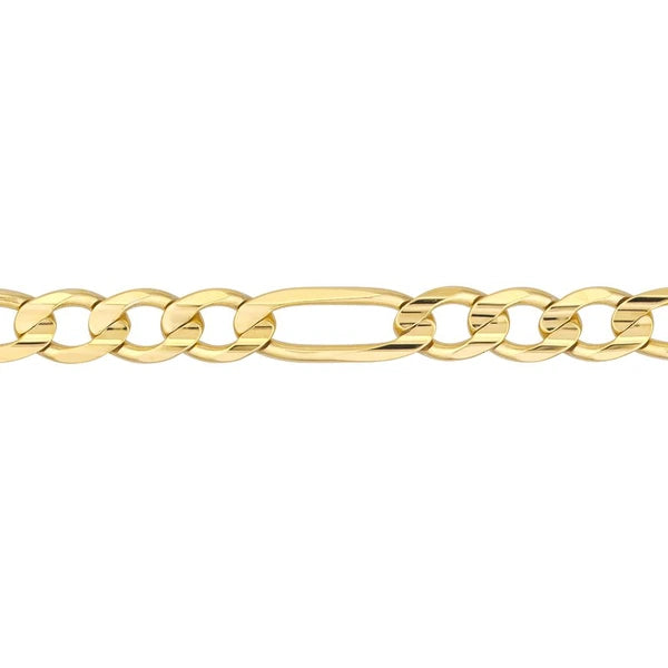 7.2mm Light Concave Figaro Chain Pear Shape Lock EndCap