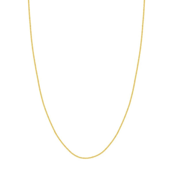 1.5mm Wheat Chain with Lobster Lock