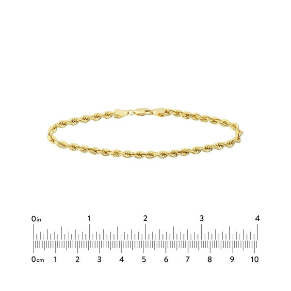 4mm Light Rope Chain with Lobster Lock