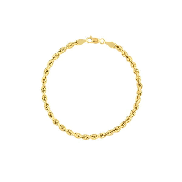 4mm Light Rope Chain with Lobster Lock