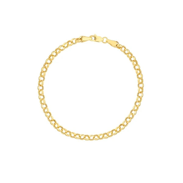 3.75mm Hollow Rolo Chain with Lobster Lock