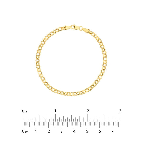 3.75mm Hollow Rolo Chain with Lobster Lock