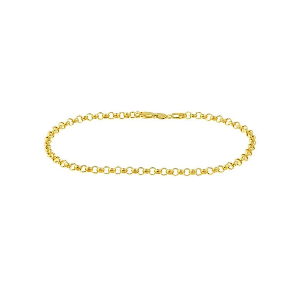 3.75mm Hollow Rolo Chain with Lobster Lock