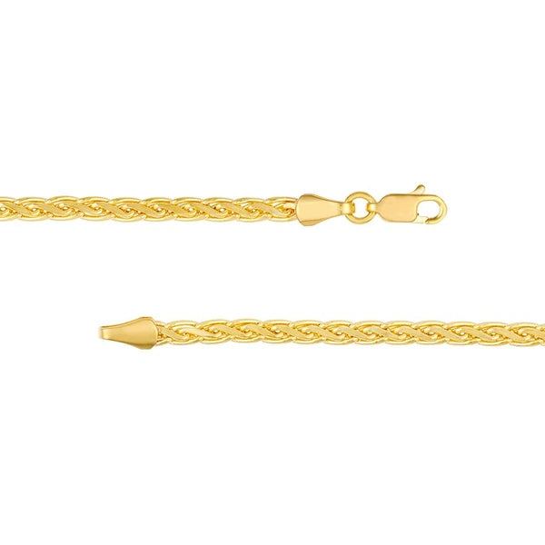 Hollow Flat Wheat Chain Bracelet