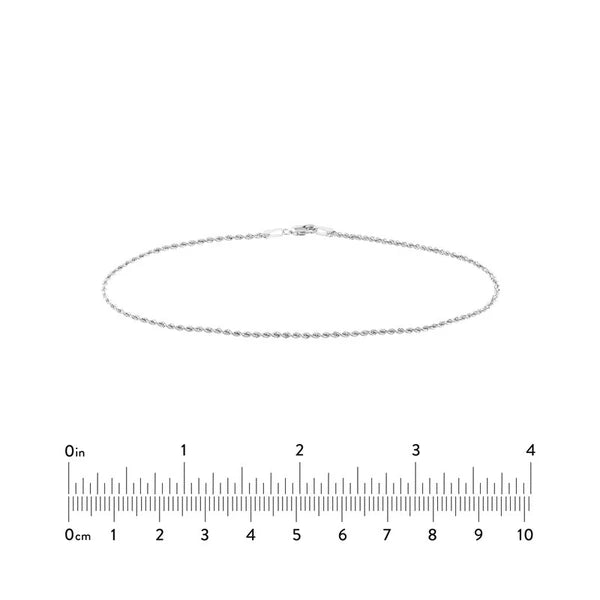 1.8mm Light Rope Chain with Lobster Lock