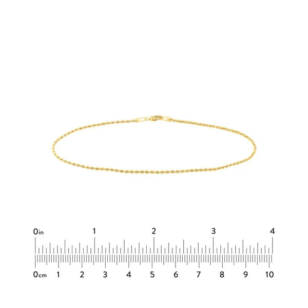 1.8mm Light Rope Chain with Lobster Lock