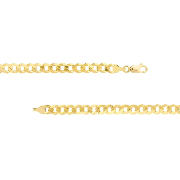 7mm Flat Open Cuban Chain