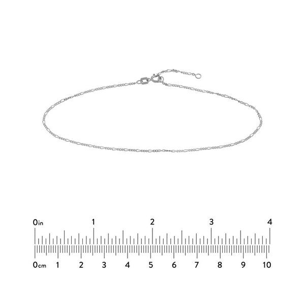 Figaro Chain Adjustable Anklet