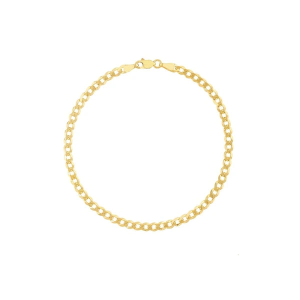 3.7mm Curb Chain with Lobster Lock