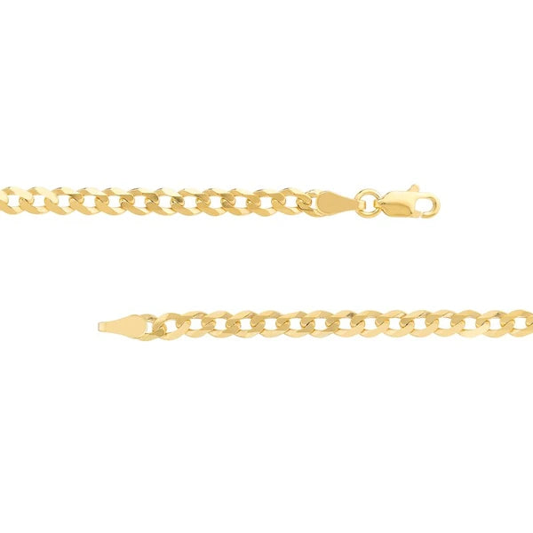 3.7mm Curb Chain with Lobster Lock