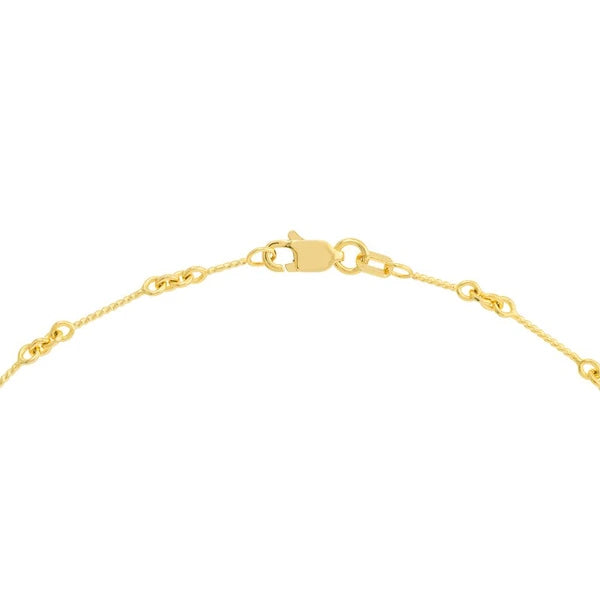 0.8mm Designer Twist Chain with Lobster Lock