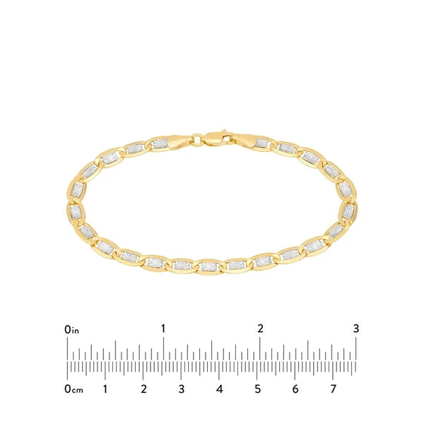 5.10mm Hollow 2T Star Valentino Bracelet