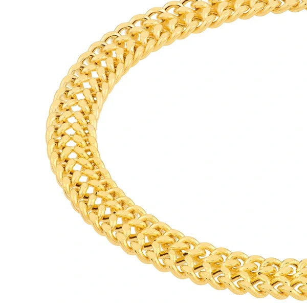 Hollow D/C Curb Bismarck Bracelet