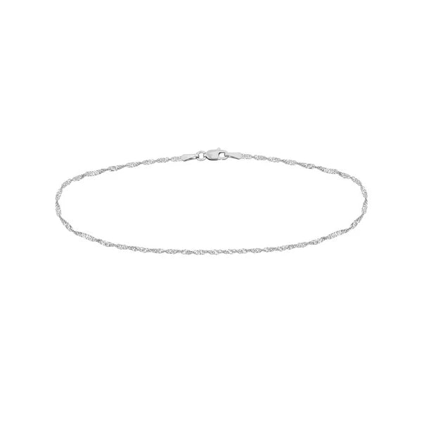 Sterling Silver 1.7mm Singapore Chain