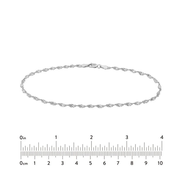 Sterling Silver 2.9mm Dorica Chain