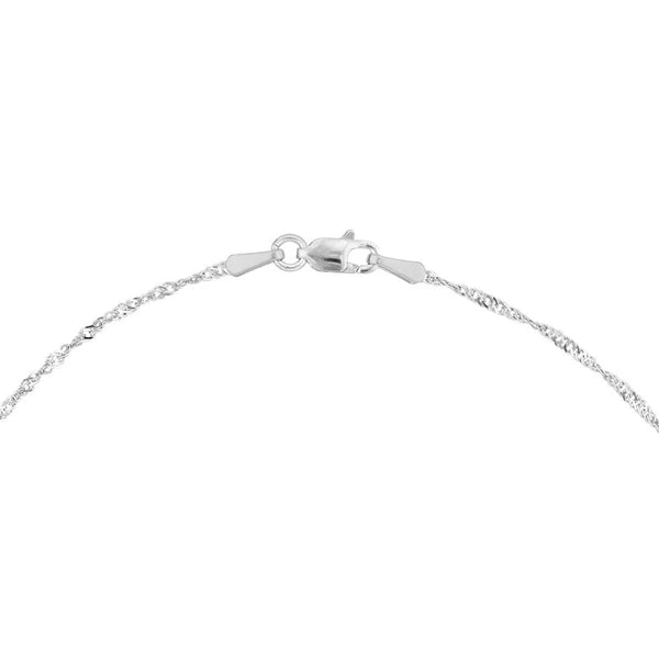 Sterling Silver 1.4mm Singapore Chain