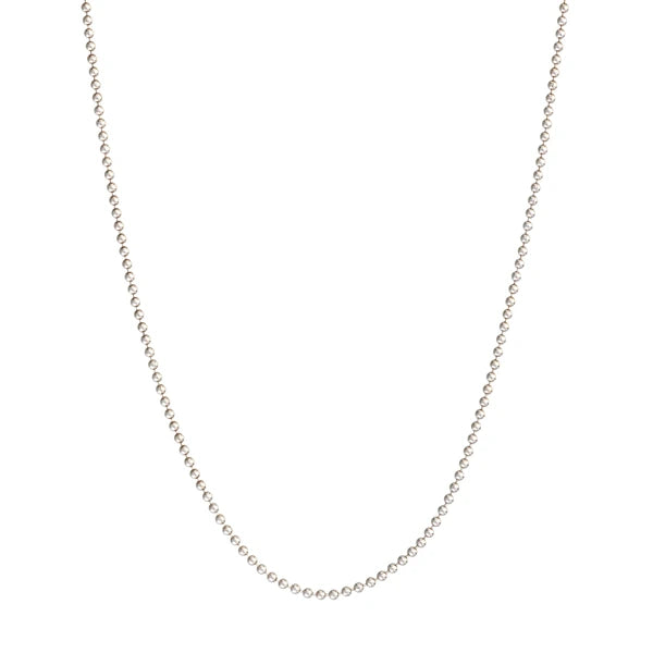 Sterling Silver 1mm Bead Chain