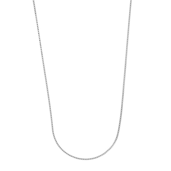 Sterling Silver 1.2mm Box Chain with Lobster Lock