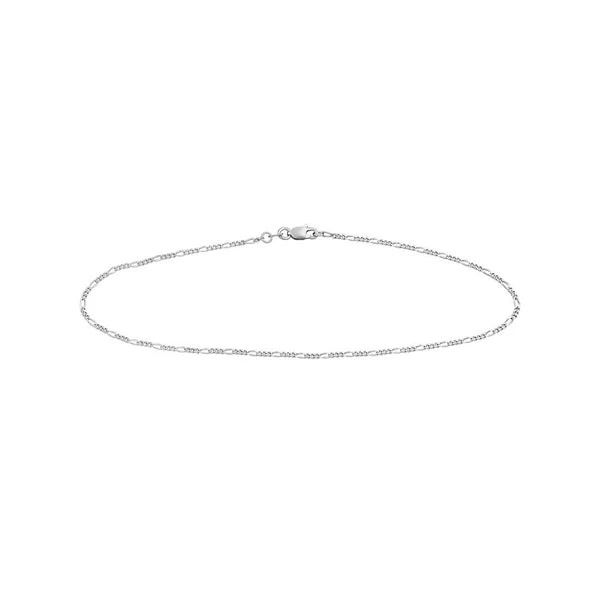 Sterling Silver 1.5mm Figaro Chain with Lobster Lock