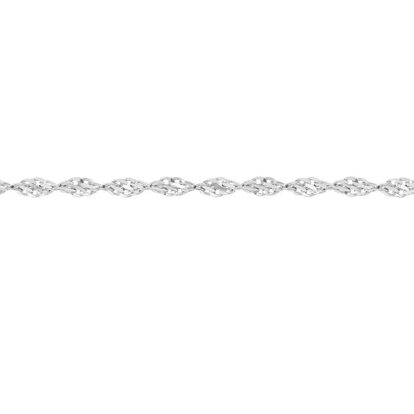 Sterling Silver 2.1mm Dorica Chain with Lobster Lock