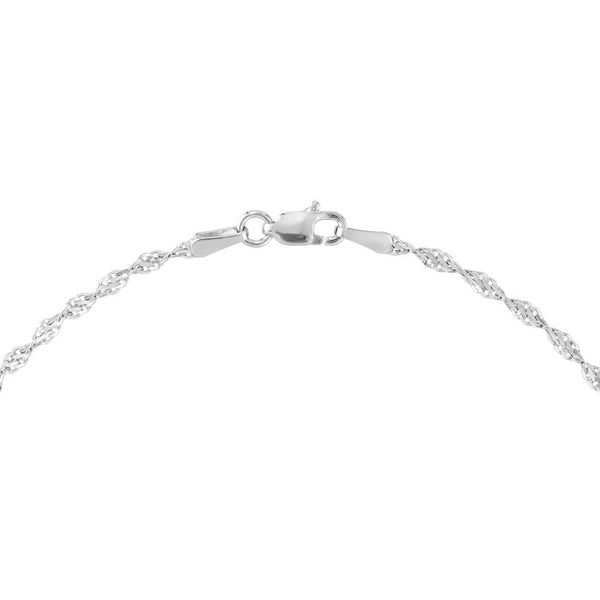 Sterling Silver 2.1mm Dorica Chain with Lobster Lock