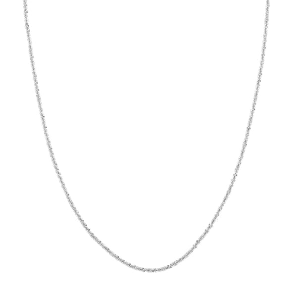 Sterling Silver 2.25mm Sparkle Chain with Lobster Lock