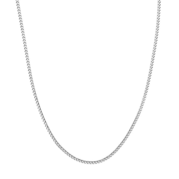 Sterling Silver 2.5mm Franco Chain with Lobster Lock