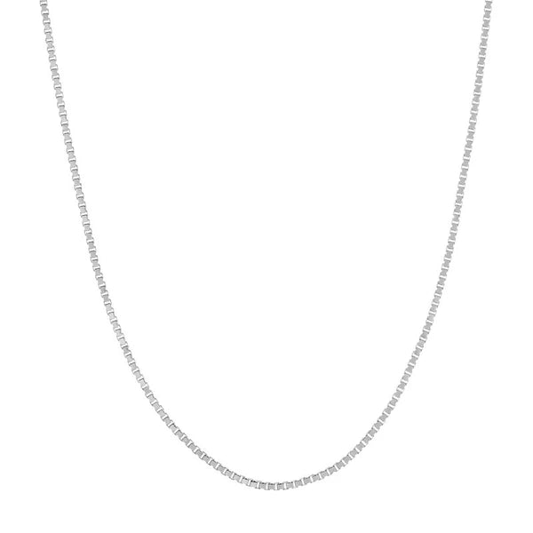 0.55mm Box Chain with Spring Ring and Q-Tag