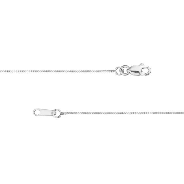 0.66mm Box Chain Lobster Lock Japanese Tag