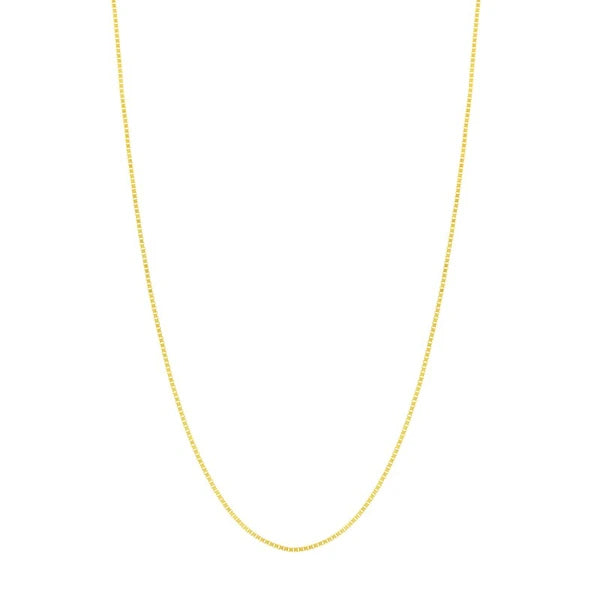 0.66mm Adjustable Box Chain with Lobster Lock