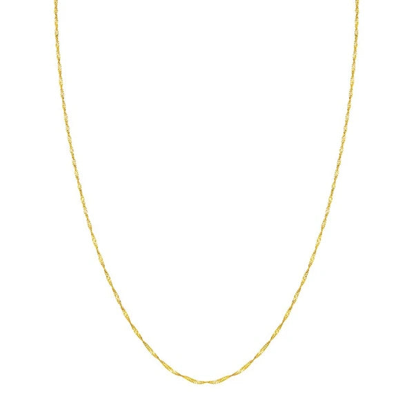 1.4mm Singapore Chain with Lobster Lock
