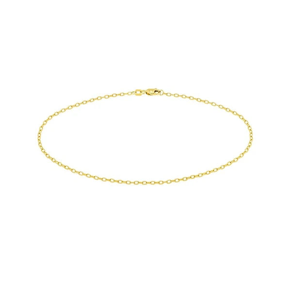 1.85mm Designer Rolo Chain with Lobster Lock