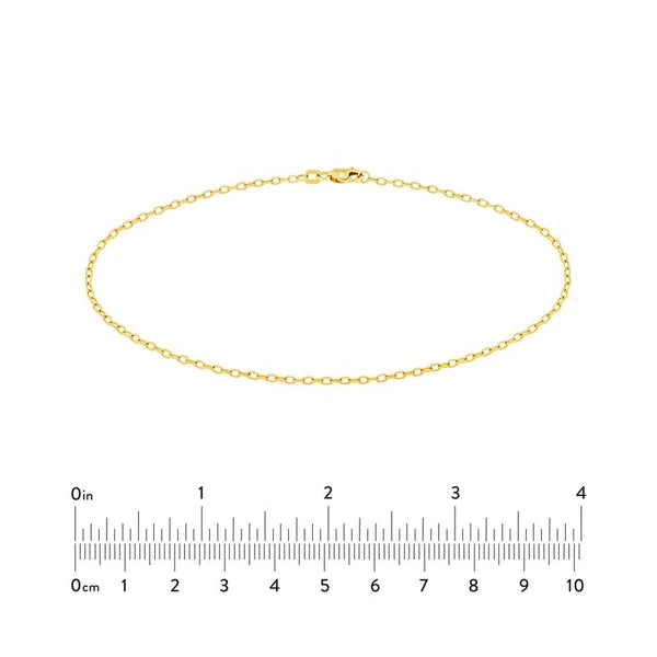 1.85mm Designer Rolo Chain with Lobster Lock
