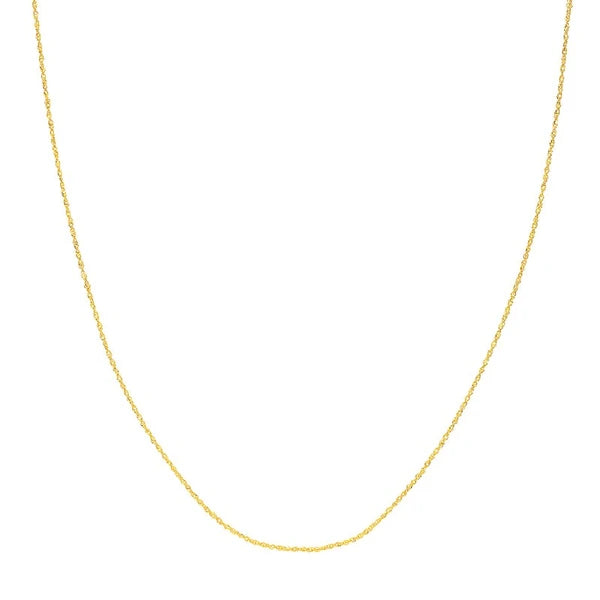 1.15mm Sparkle Singapore Chain with Lobster Lock