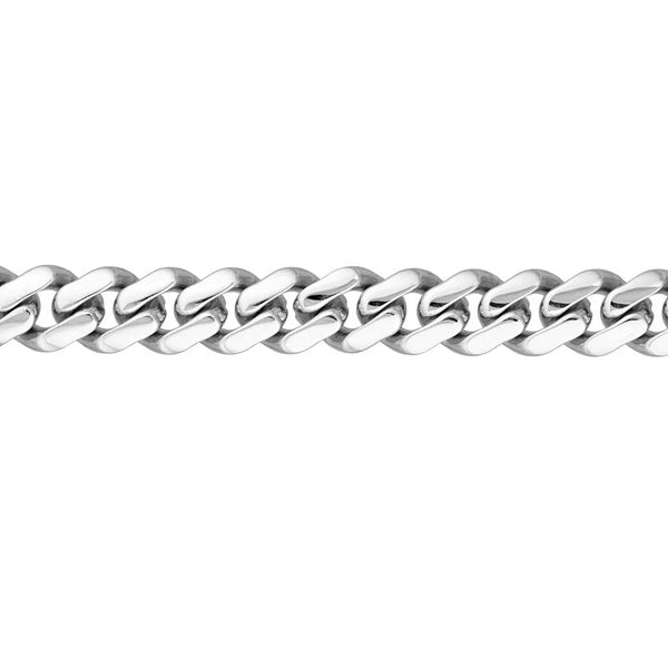 Sterling Silver 10.4mm Miami Cuban Chain with Lobster Lock