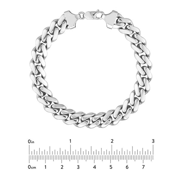 Sterling Silver 10.4mm Miami Cuban Chain with Lobster Lock