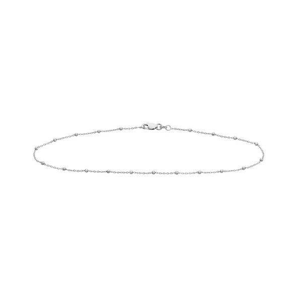 Faceted Bead Saturn Chain