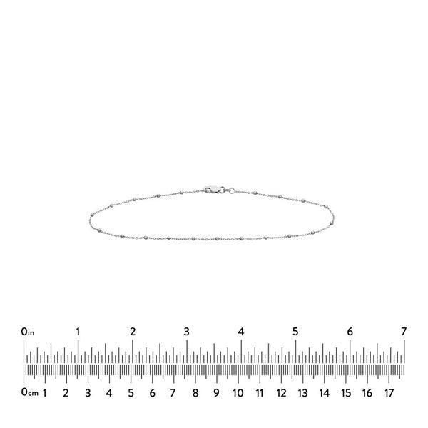 Faceted Bead Saturn Chain