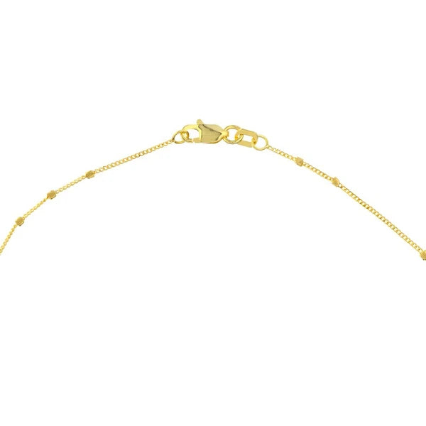 Triple Bead Saturn Chain with Lobster Lock
