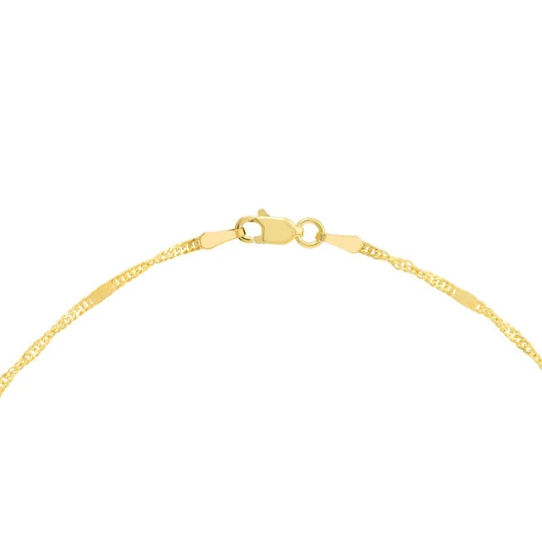 Singapore Flat Saturn Chain