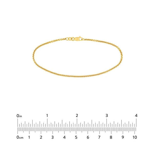 1.75mm Solid Round Box Chain with Lobster Lock