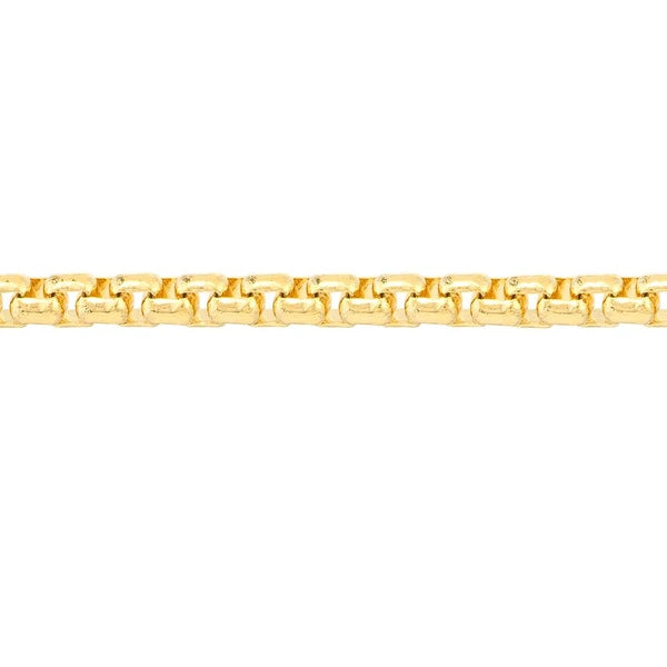 2.7mm Solid Round Box Chain with Lobster Lock