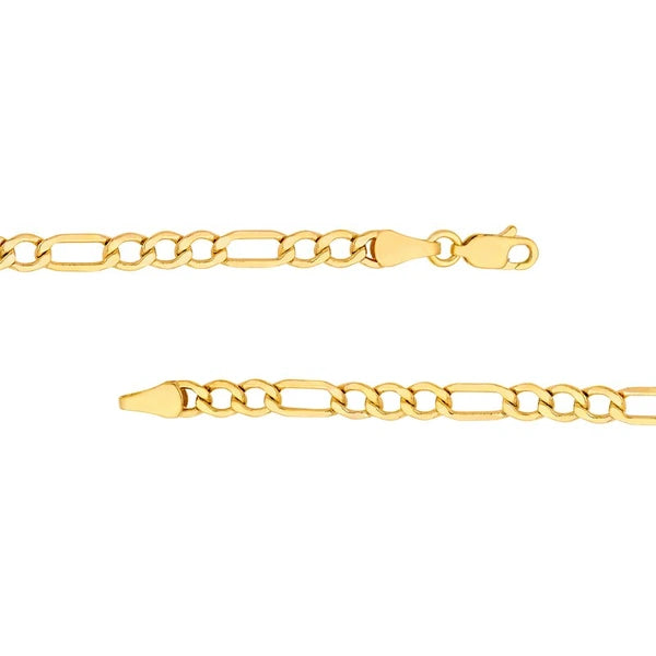 4.40mm Hollow D/C Figaro Chain